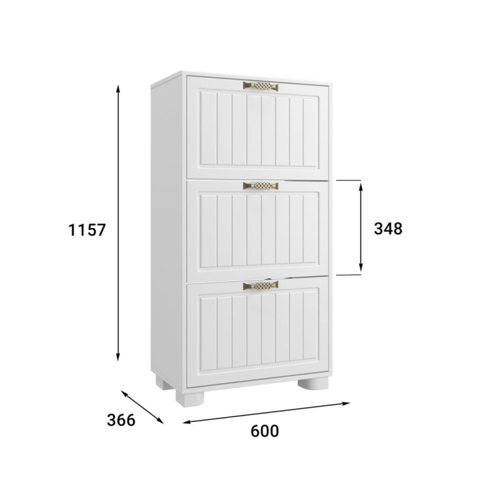 Обувницы, Тумба для обуви (обувница) «Монблан» МБ-34К