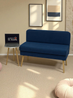 Кушетка диван, Диван кушетка с ящиком Эда, велюр