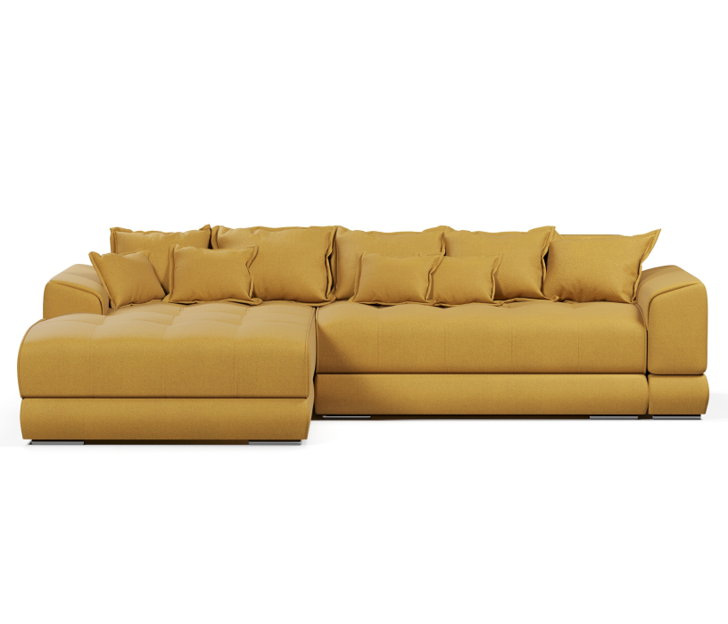 Диваны угловые в гостиную, Диван-кровать угловой еврокнижка Модерн Nordkisa,велюр