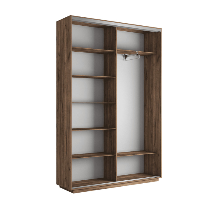 Шкафы-купе 2-х дверные, Шкаф-купе Экспресс 2-х дверный Фотопечать Калейдоскоп Стекла 140х45х240