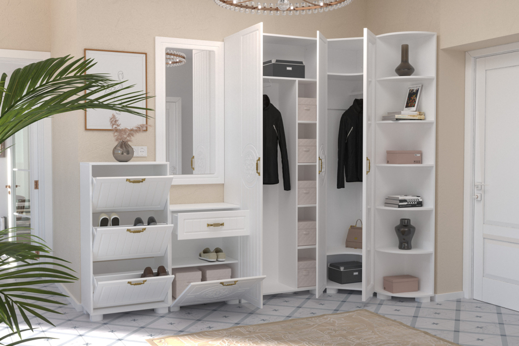 Обувницы, Тумба для обуви (обувница) «Монблан» МБ-34К