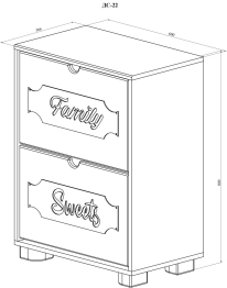 Тумба для обуви ДримСтар ДС-22