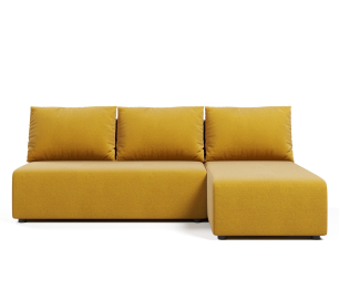 Угловой диван-кровать Каир (Комо, Крит), велюр