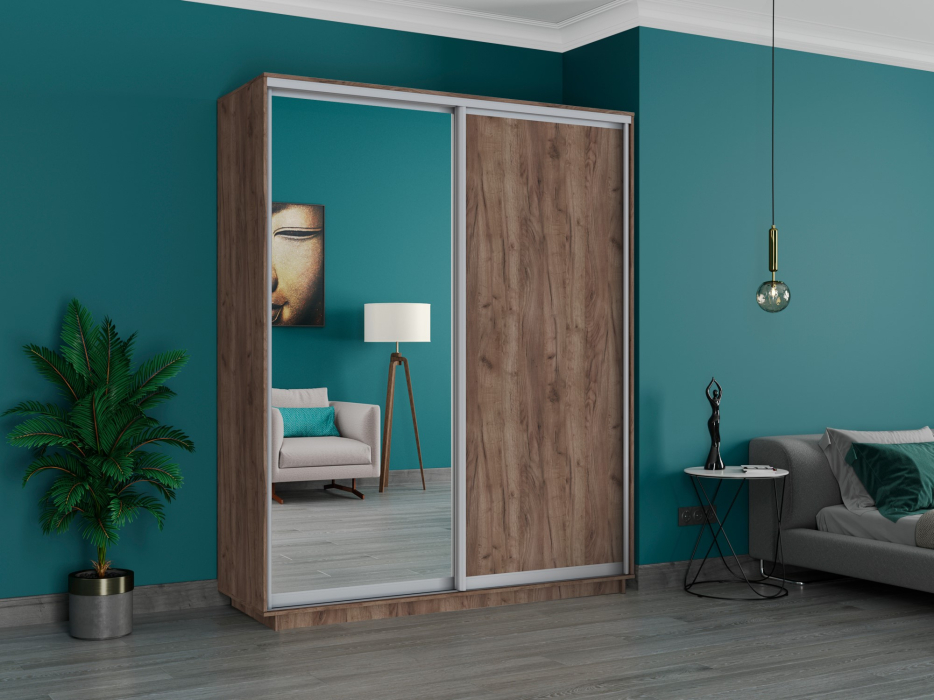 Шкафы-купе, Шкаф-купе Медиум Широкий, 180х60х220