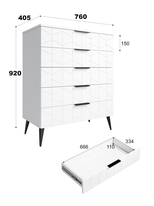 Комоды, Комод Контемпо КТ-03