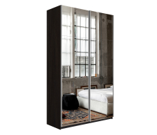 Шкафы-купе 2-х дверные, Шкаф Прайм дуо Зеркало 2300 х 1400 х 570