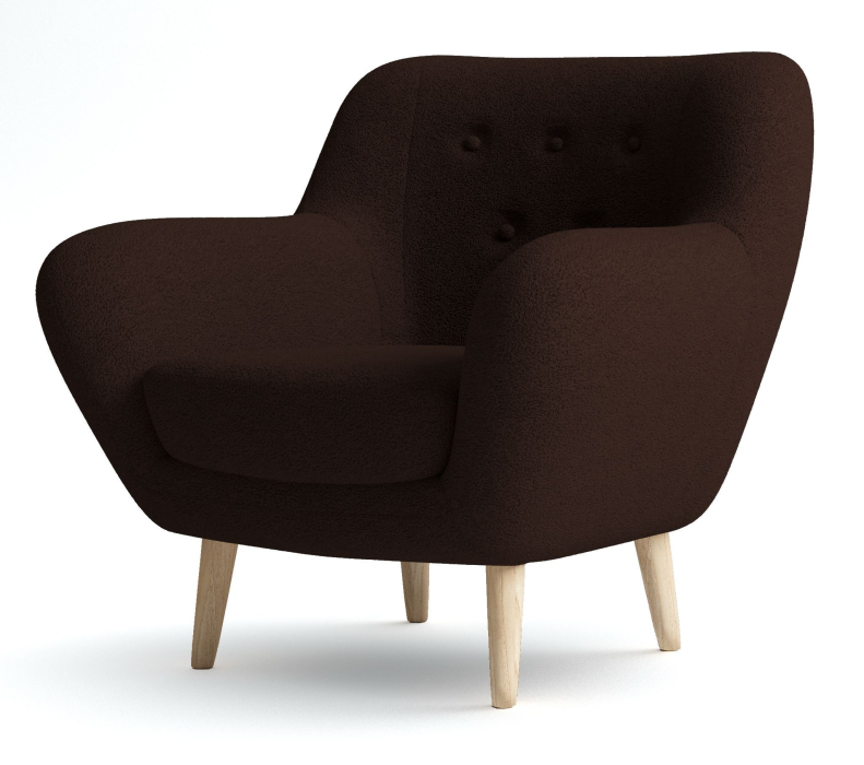 Кресло для отдыха, Кресло Элефант мягкое, Искусственный мех