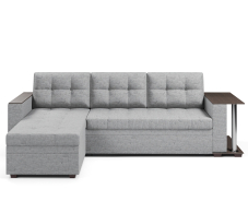 Диваны угловые в гостиную, Диван-кровать угловой Атланта со столом дельфин,рогожка