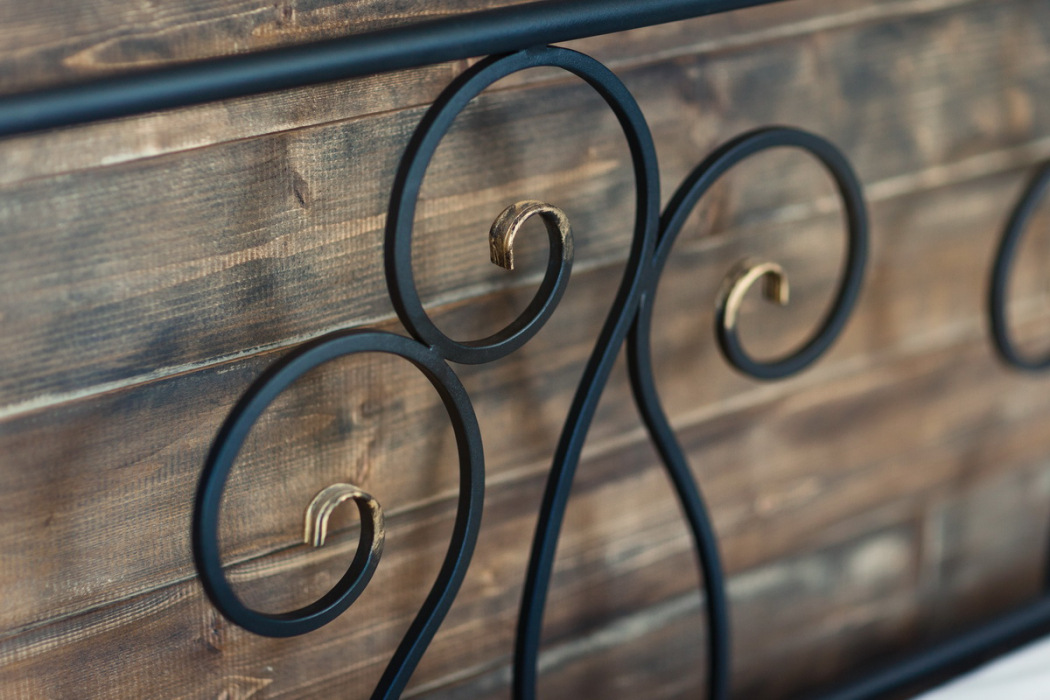 Кованые кровати, Кованая кровать Лацио 1.8 с одной спинкой