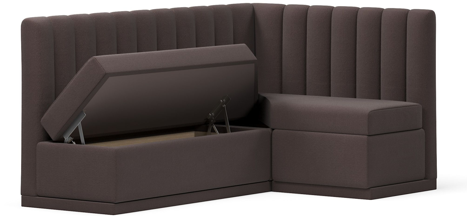 Диваны угловые, Кухонный угловой нераскладной диван Кафф, велюр