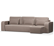 Диваны угловые в гостиную, Диван-кровать угловой Линда еврокнижка,велюр