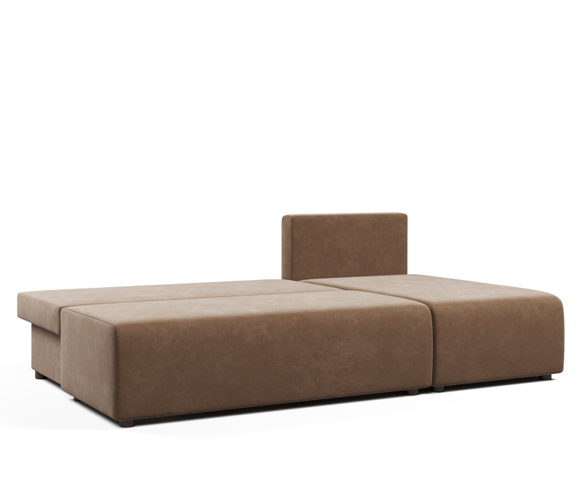 Диваны угловые, Угловой диван-кровать Каир (Комо, Крит), велюр