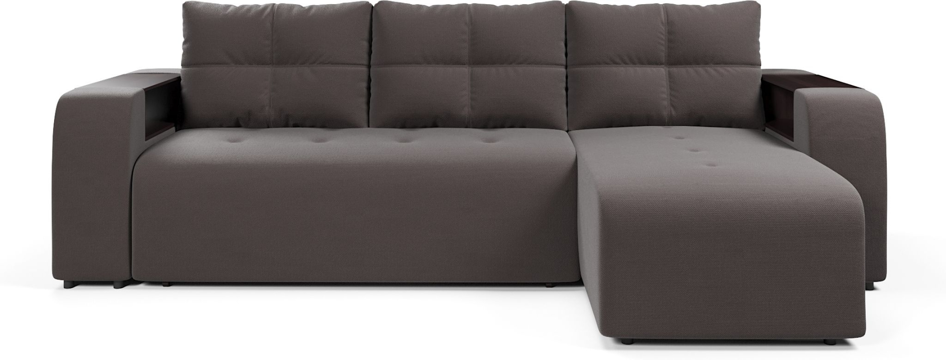 Диваны угловые, Диван-кровать угловой Дуглас еврокнижка, велюр